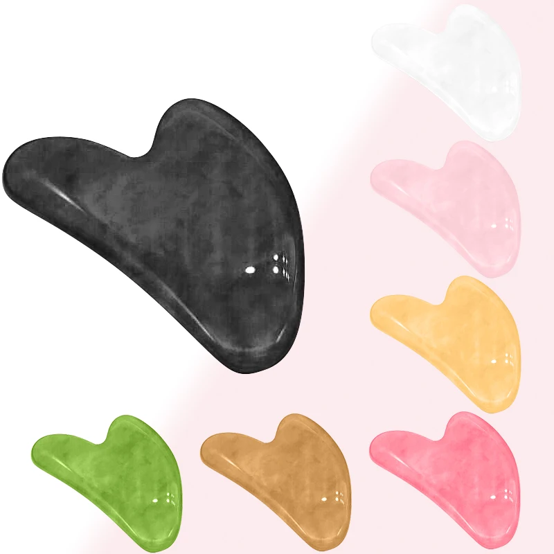 

2pcs/set Gua Sha Tools Roller Face Spa Massager Neck Scraper Board Face Lift Up Wrinkle Remover Healthy Skin Care