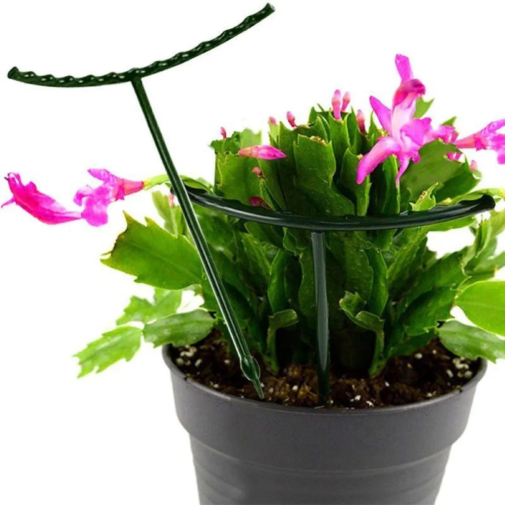 

3/6/12pcs Half Round Plant Support Set Flower Stand Holder Plastic Green House Orchard Fixing Rod Garden Bonsai Tool