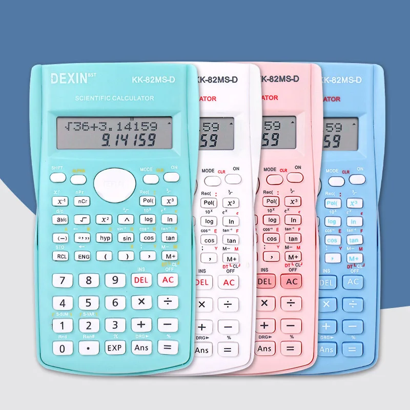 

School Engineering Scientific Calculator Students Stationary Calculating Tools Exam Creative Color Calculator