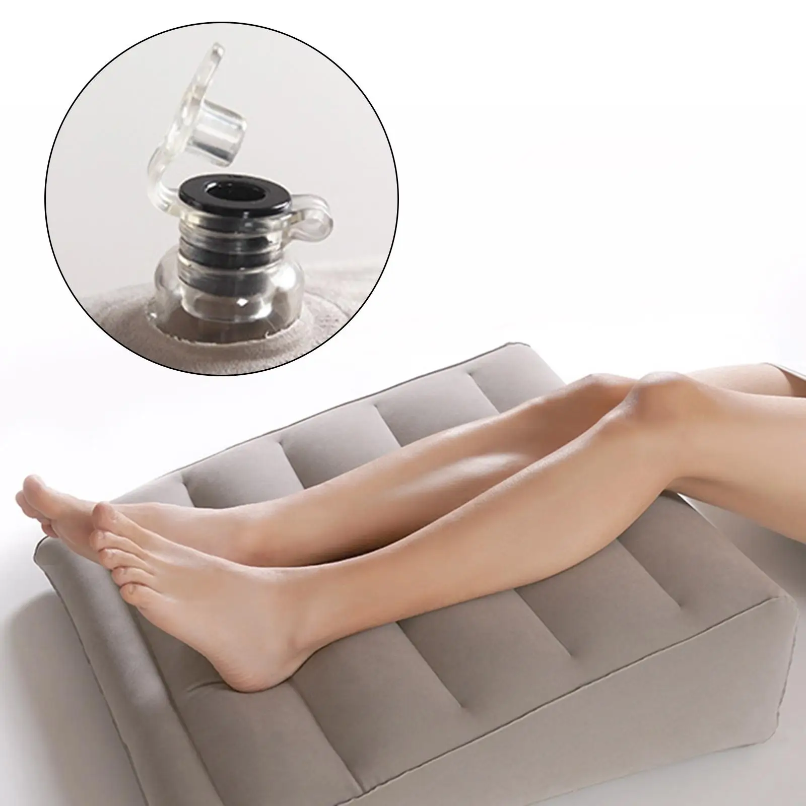 

Inflatable Wedge Pillow Universal Leg Support Pillow Travel Wedge Pillow for