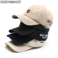 bisenmade baseball cap for men and women vintage snapback hat fashion letter c embroidery outdoor sports hats summer sun cap