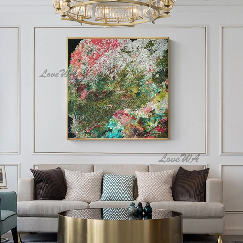 

Unframed Colourful Handmade New Modern Abstract Oil Painting Wall Decorations For Living Room Home Decor Artwork Picture