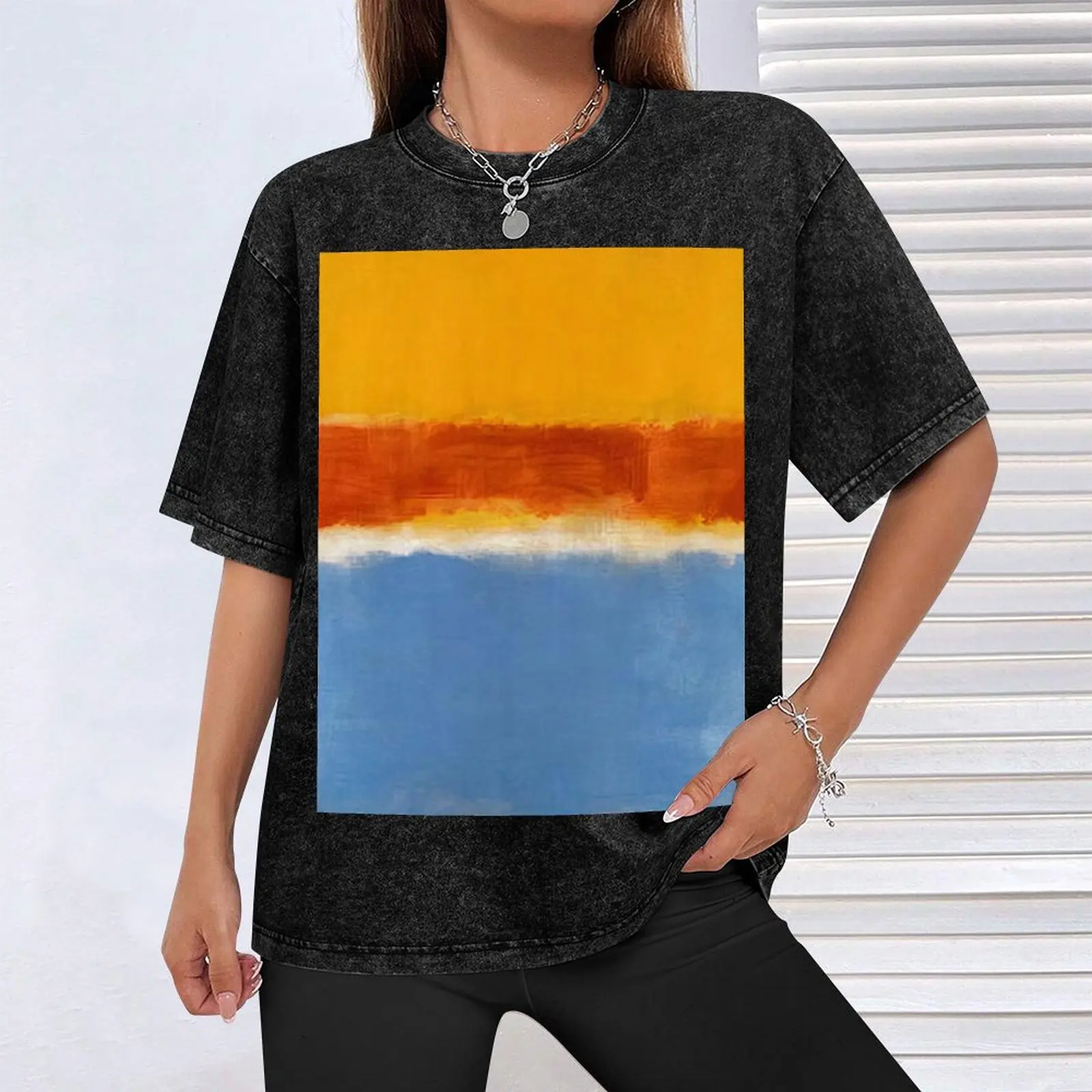 Марк Ротко - Без названия (желтый красный и синий) футболка 1953 быстросохнущая