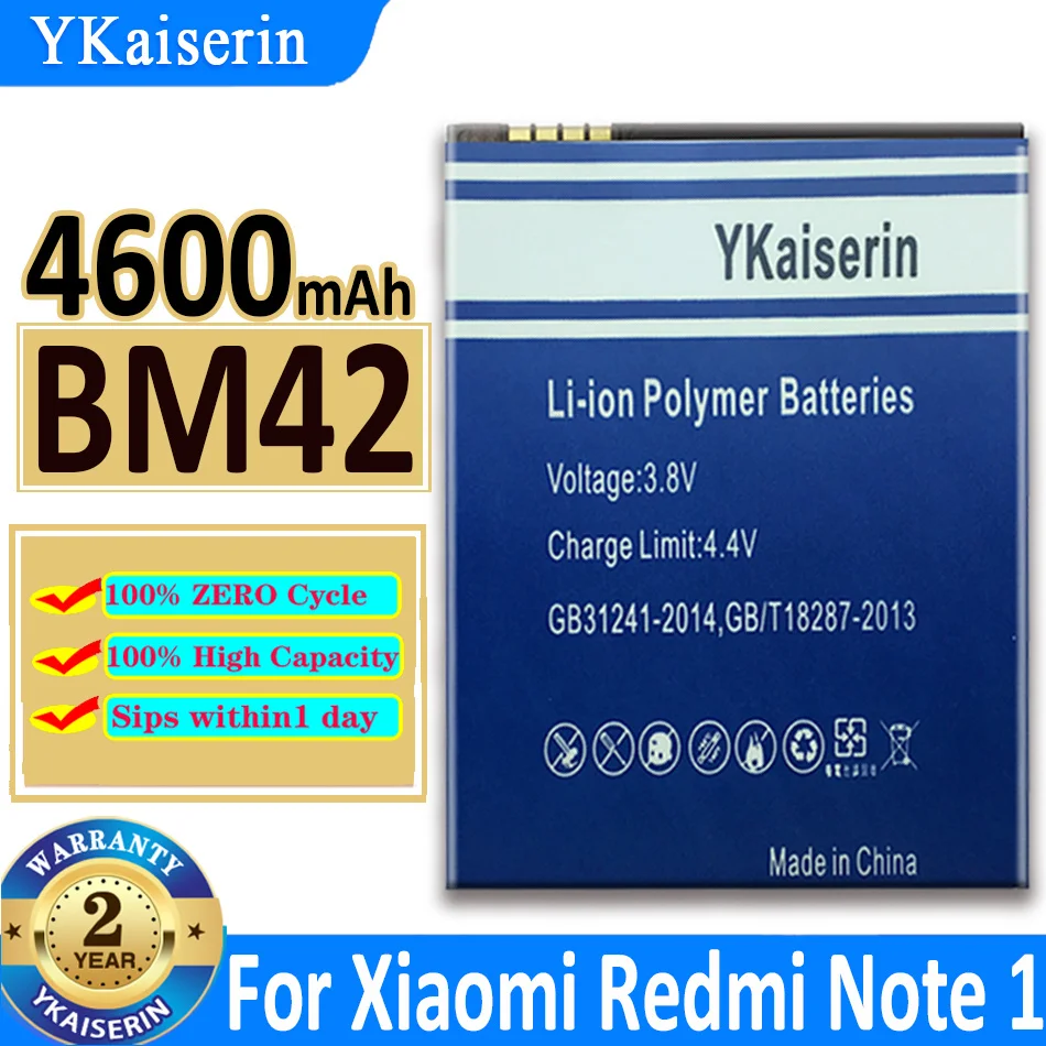 

Аккумулятор ykaisin для Xiao Mi BM42 4600 мАч, аккумулятор большой емкости для Xiaomi Redmi Red Rice Note + Трековый №