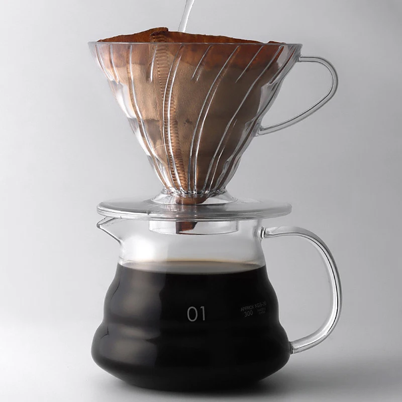 

Ручная пластиковая глина для кофе V60, капельница из смолы, фильтр для кофе V01 V02, воронка для кофе, фильтрующая чашка, 1-4 чашки