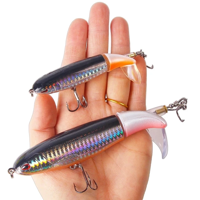 1Pcs Plopper Fishing Lure 13g/15g/35g Catfish Lures For Fishing Tackle Floating Rotating Tail Artificial Baits Crankbait 2