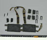 easysimple 16th es 06025 sof combat assault rifle 20s series battle sand black chest hanging vest model for 12inch doll