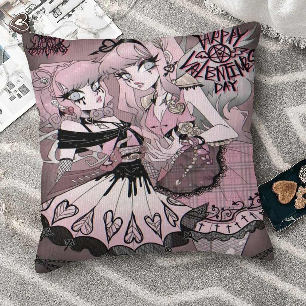 

Dancing Throw Pillow Case Monster High Backpack Cushions Covers DIY Printed Breathable Home Decor