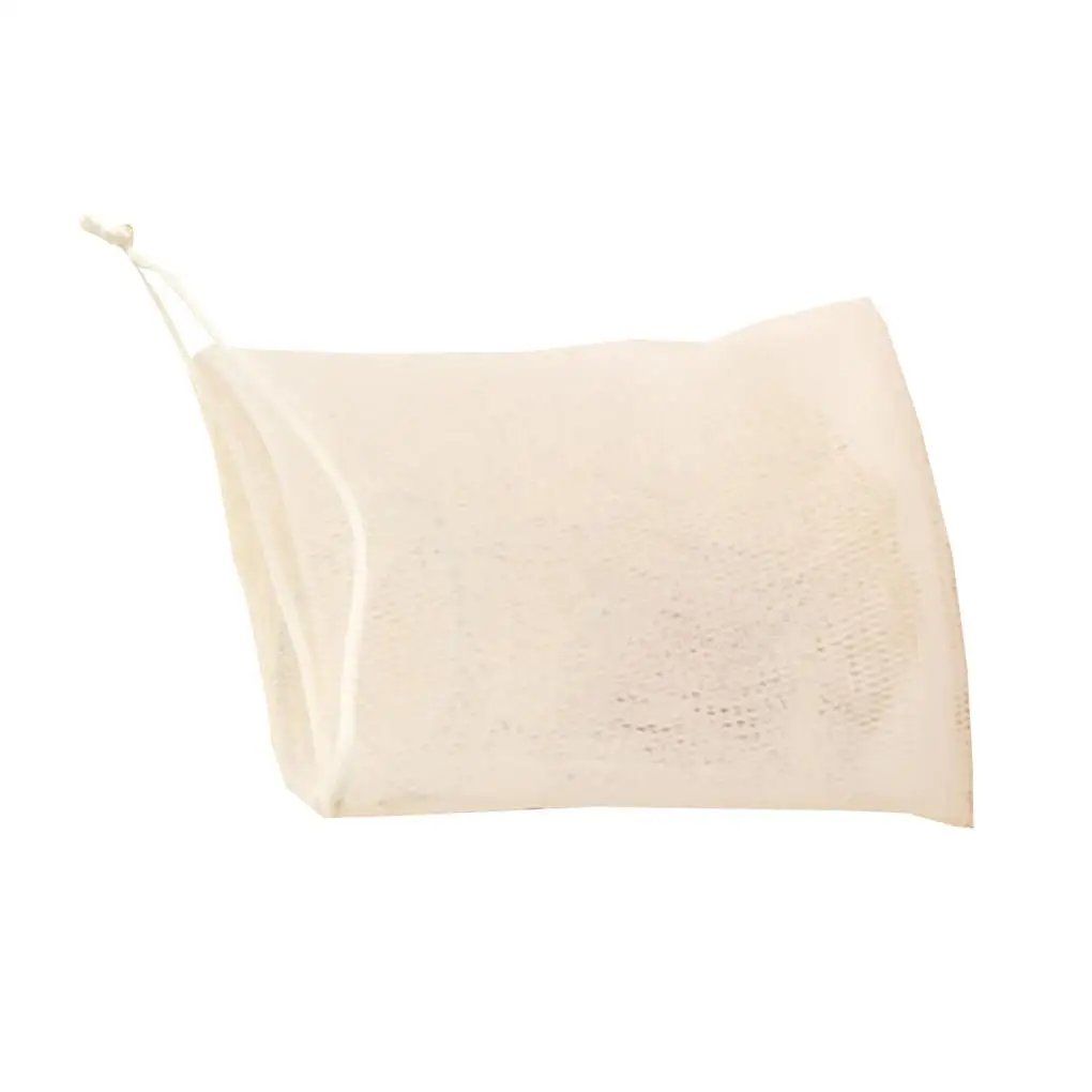 

Hanging Plastic Double Layer Hand-made Foaming Net Soap Bubble Mesh Bag Face Care Clean Helper Tools