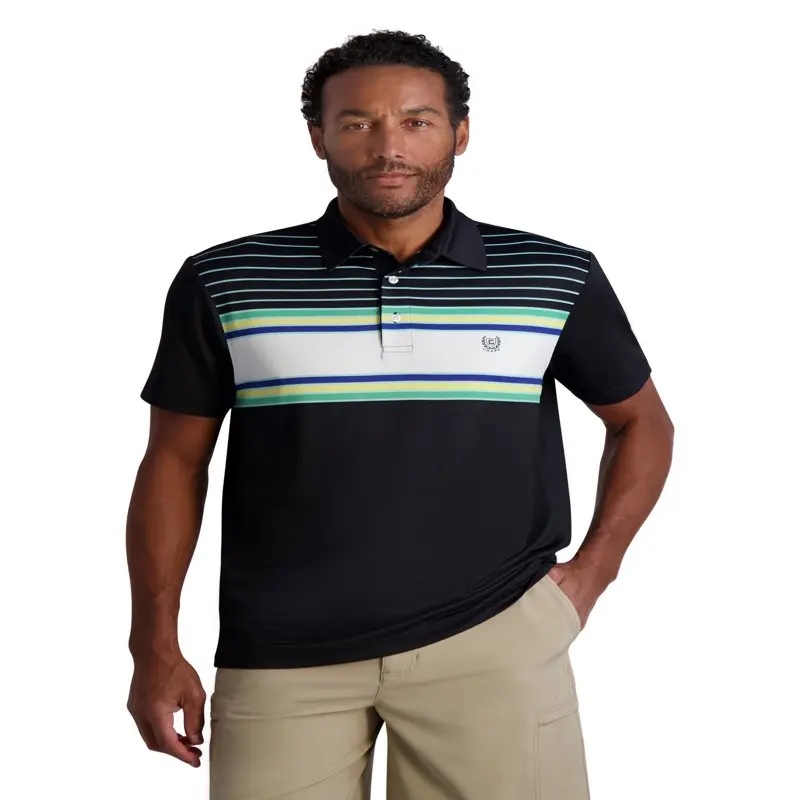

Men's Varsity Stripe Golf Polo - Sizes S up to 3XL