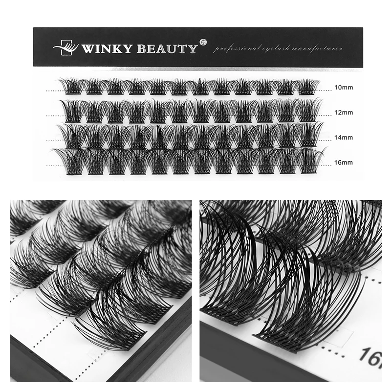 

Winky Beauty Clusters MIX DIY Individual EyeLashes Cluster Lashes Bunch Segmented Fake Lashes Professional Makeup Tools