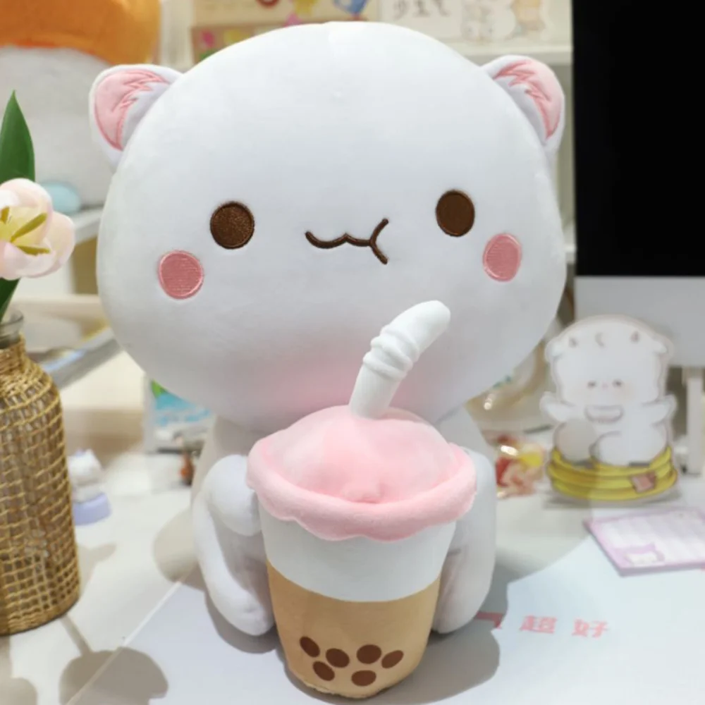 

Kawaii Mitao Cat Plush Toys Soft Toys Stuffed Animal 30cm Cute Plushie Peach Cat Pillow Home Decor Children