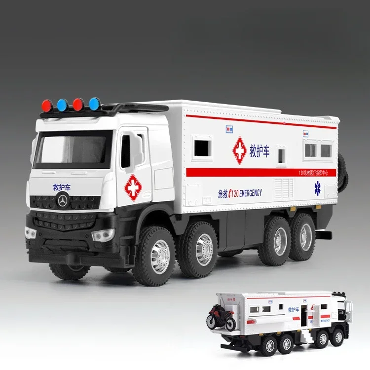 Масштаб 1/24 Nomadism Fire Engine модель автомобиля скорой помощи игрушка из сплава литой