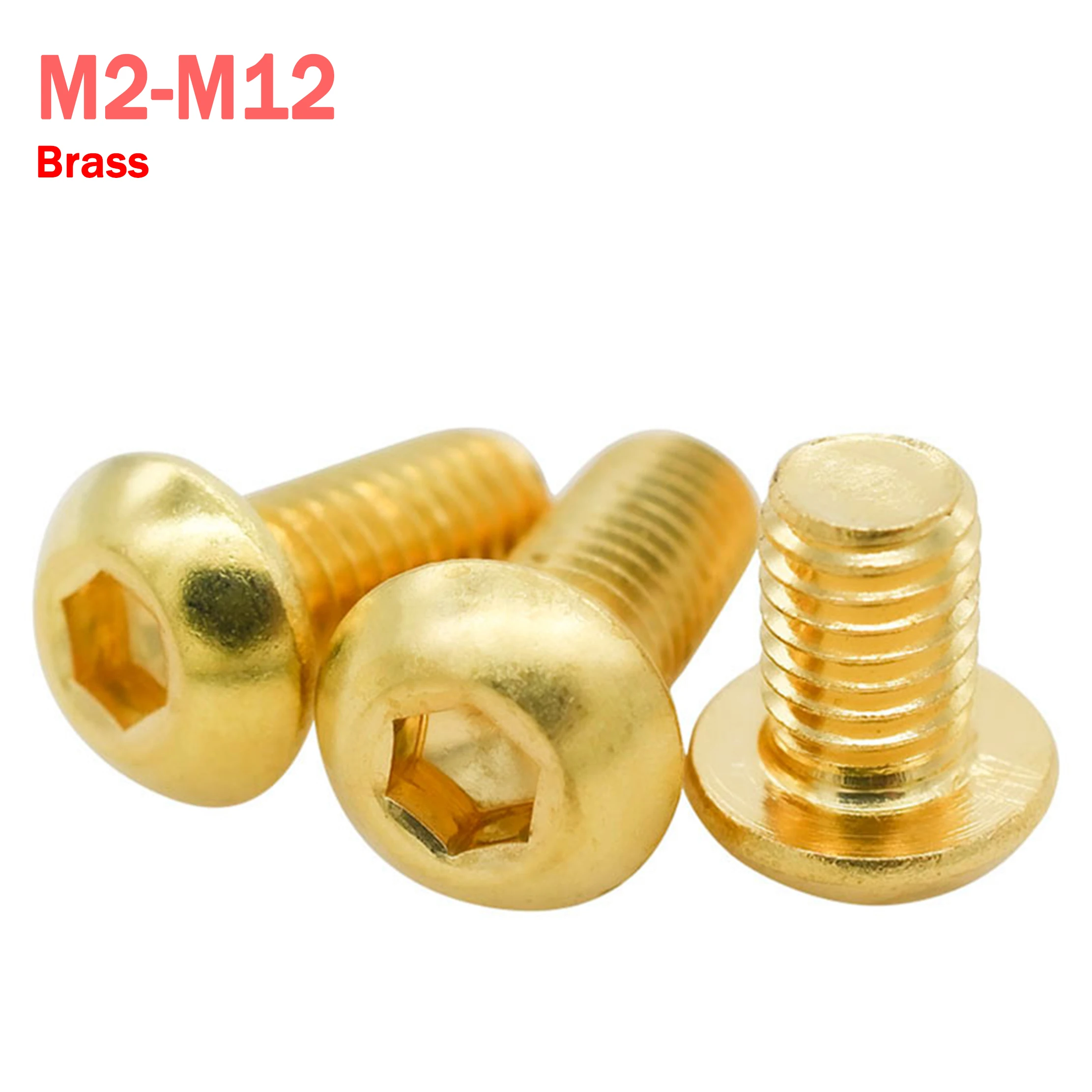 

Латунные шестигранные болты с кнопочной головкой ISO7380 M2 M2.5 M3 M4 M5 M6 M8