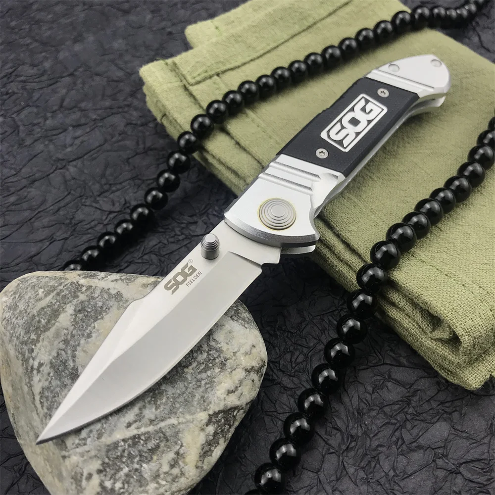 Складной карманный нож SOG Fielder для повседневного использования 440C алюминиевая