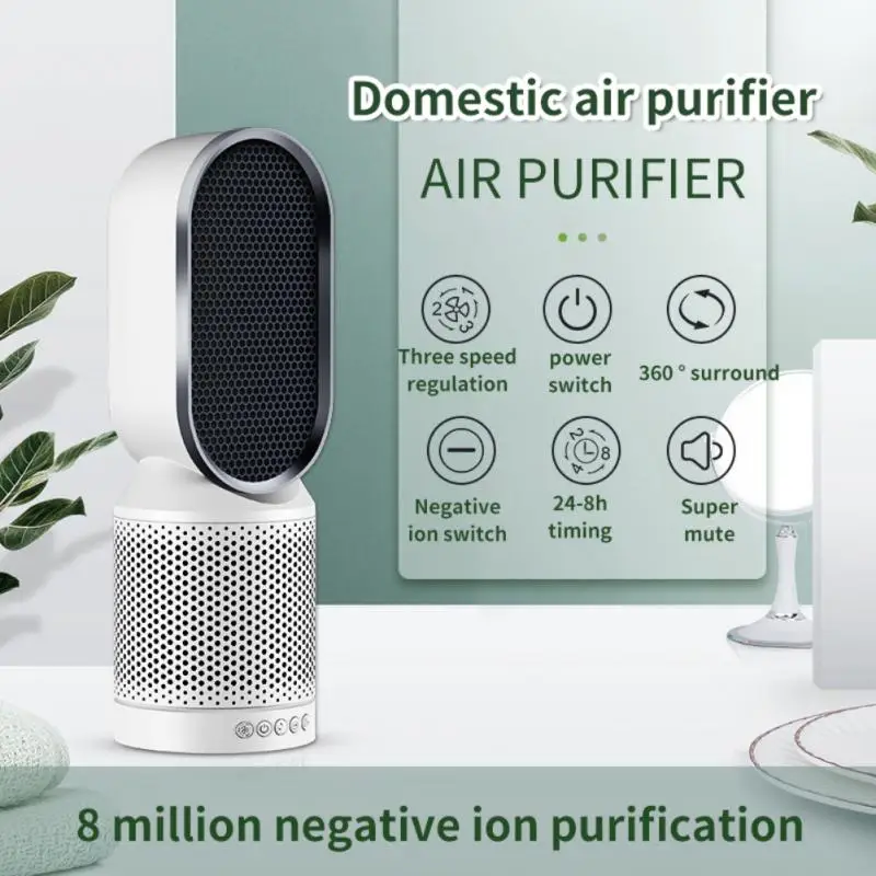 

Home Appliances Air Freshener Protable For Home Air Cleaner Desktop Efficient Purifying Diffuser Air Purifiers Filters