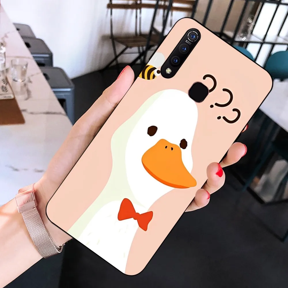 Goose Duck Cute Phone Case For Huawei Y9 6 7 5 Prime Enjoy 7s 7 8 Plus 7a 9e 9plus 8E Lite Psmart Shell
