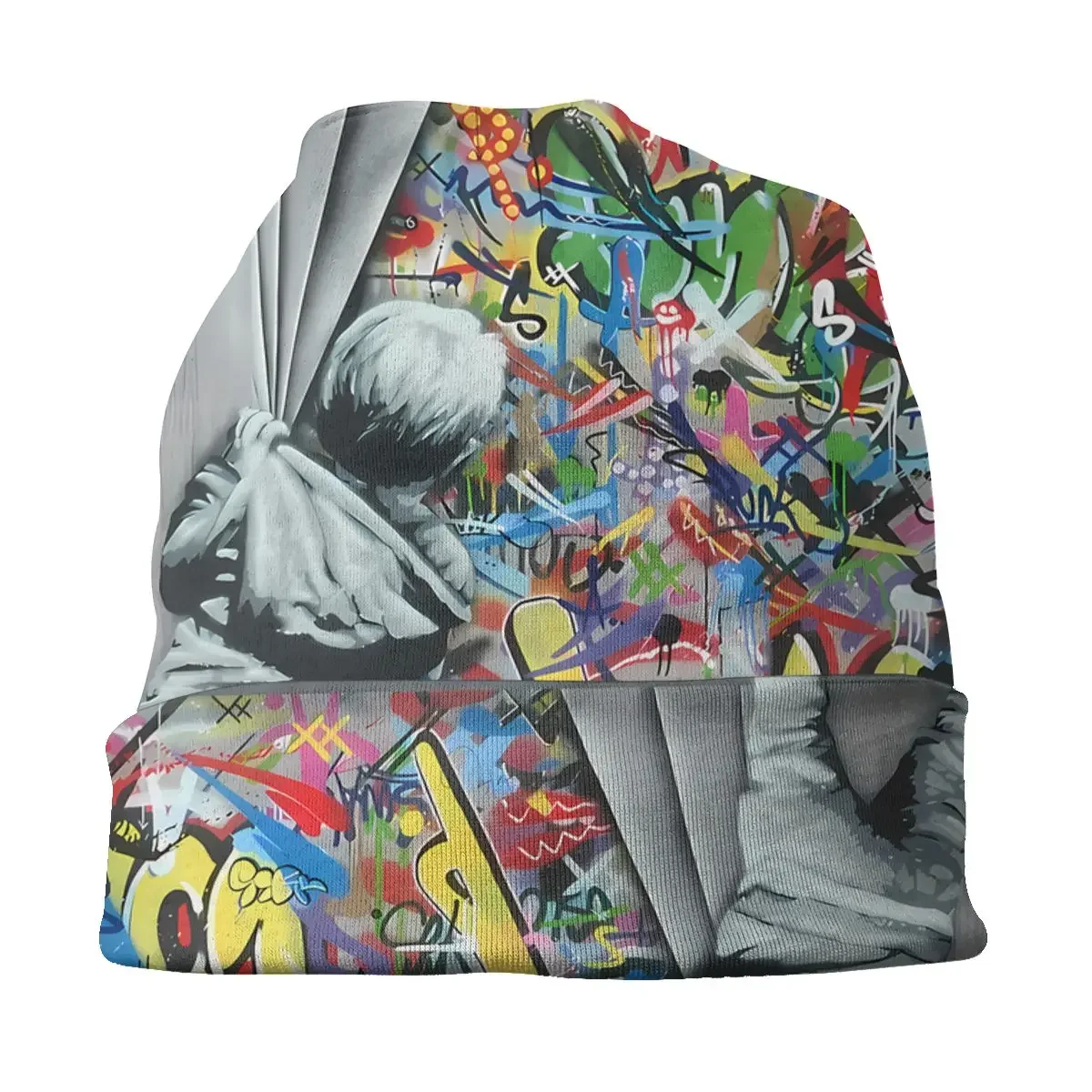 За шторкой Martin Whatson Wynwood Walls Edition Miami Bansy осенние женские теплые шапочки двойные