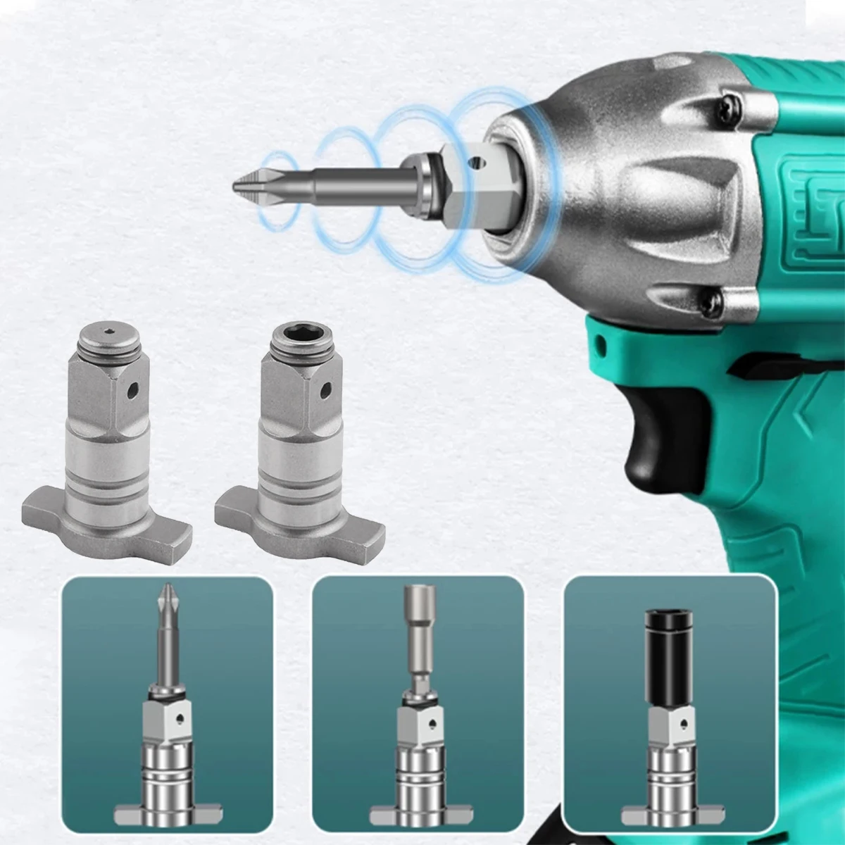 

Use Cordless Wrench Part Power Tool Accessory Impact Driver Anvil Replacement Electric Brushless Impact Wrench Shaft Single Dual
