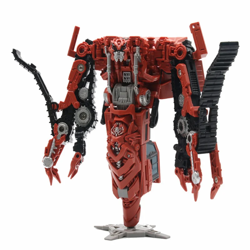 

AOYI H6001-8A Masterpiece Transformation Action Figure Toy Bulldozer Movie Model ABS 18cm KO SS Deformation Car Robot Doll Gifts
