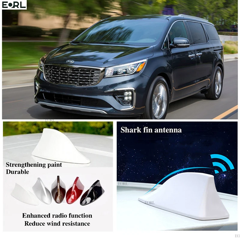 

Антенна для Kia Carnival Sedona Shark Fin, усилитель сигнала с супер антеннами, водонепроницаемый усилитель сигнала, FM/AM радио антенны