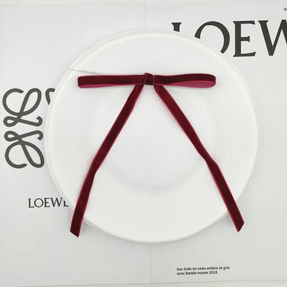 

MOONBIFFY Бархатные рождественские банты 24 шт