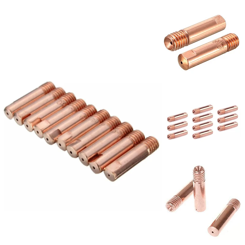 10Pcs Nozzle Tip for MB-15AK MIG/ M6 Welding Torch Tips Holder Gas Nozzle