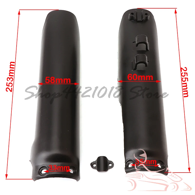 

Motorcycle Front Fork Guard Cover Protectors Guards Plastic for TTR crf 50 crf70 klx110 BSE KAYO 110cc-160cc Dirt Pit Bike