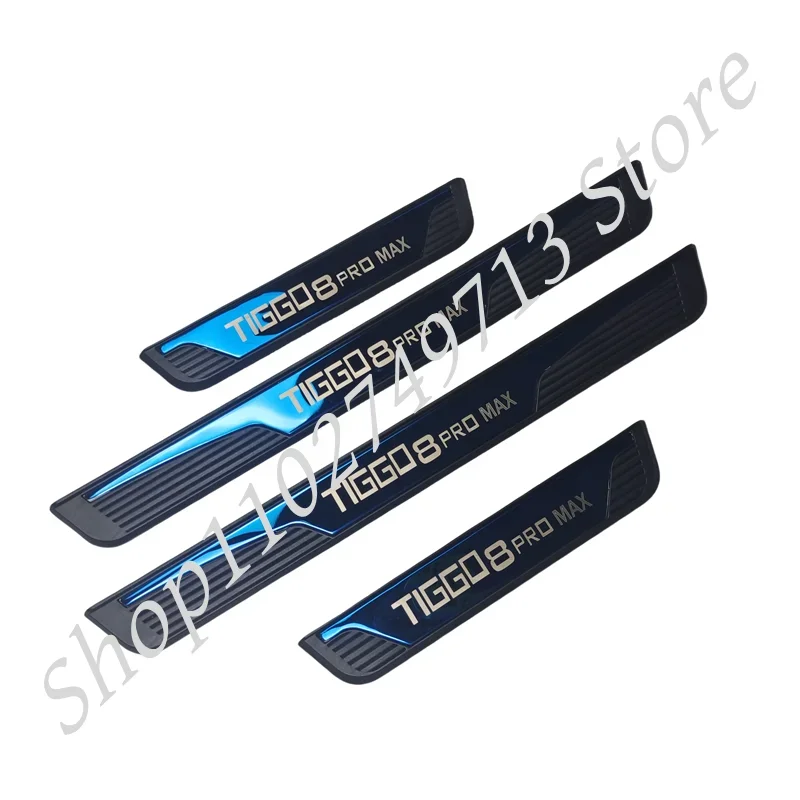 Для Chery CAOACHERY TIGGO8 PRO TIGGO 8 MAX 2024 2022 накладка на порог педаль из нержавеющей стали