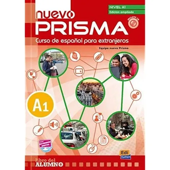 

Редактор Edinumen Nuevo Prisma A1 Комиссия Libros en español испанские книги