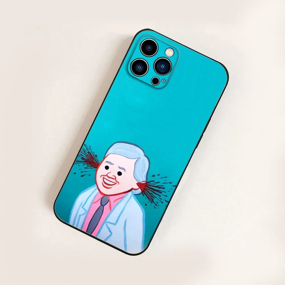 Чехол для телефона Joan Art C-Cornella iPhone 16 15 14 13 12 11 Pro X XS Max XR Plus Mini Черный силиконовый