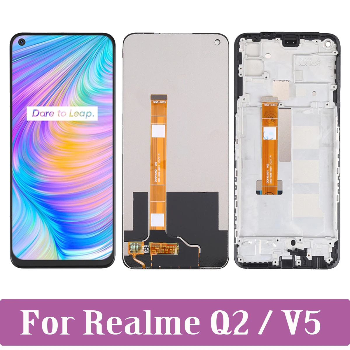 

6.5" Original For Realme Q2 RMX2117 LCD Display Touch Screen Digitizer Assembly For Realme V5 5G Display LCD