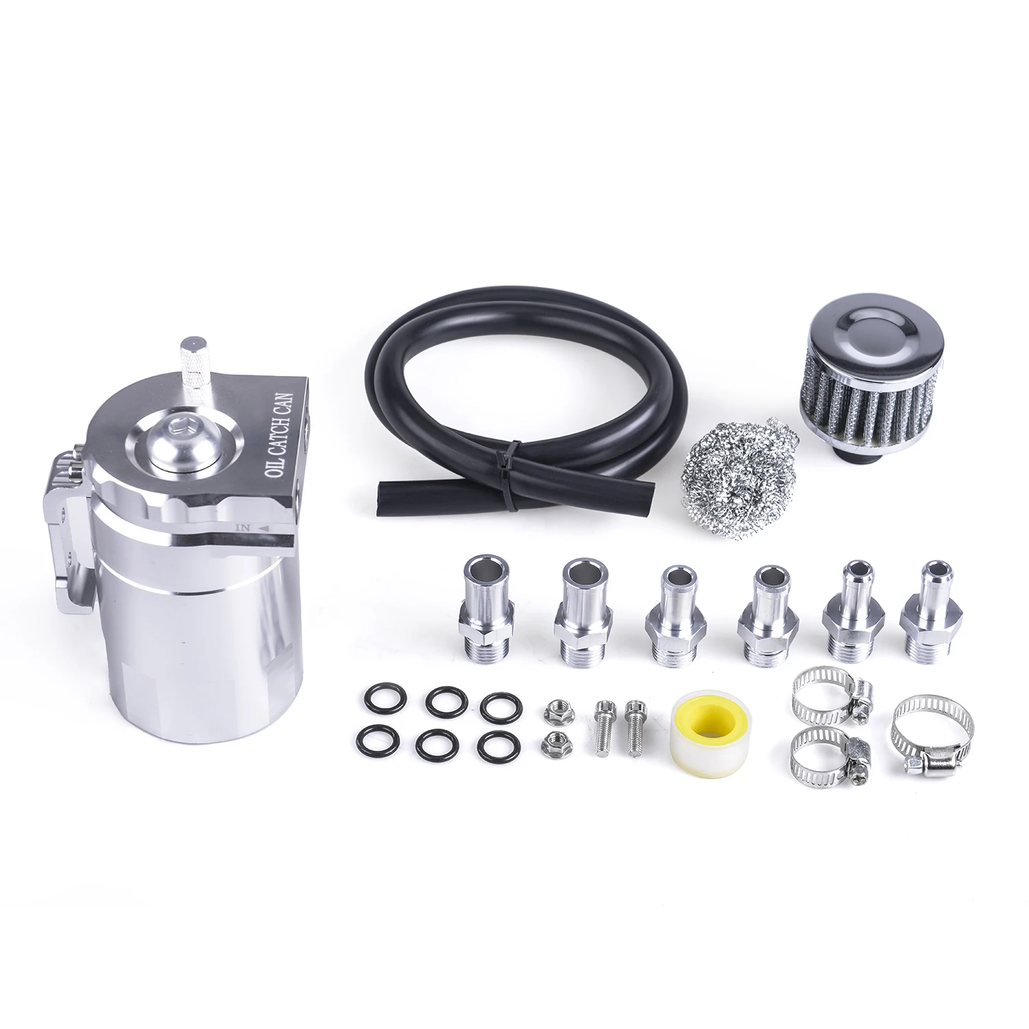 

Универсальный 4-цветный алюминиевый масляный уловитель с перегородками, резервуар, масляный бак с сапунным фильтром OCT-1139