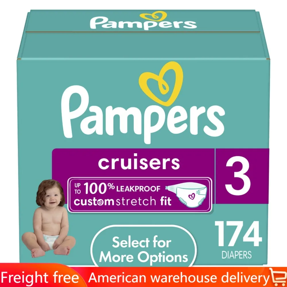 

Diapers Size 3 Activities for Baby Items 174 Count (Select for More Options) Freight Free Diaper Diapering Toilet Training