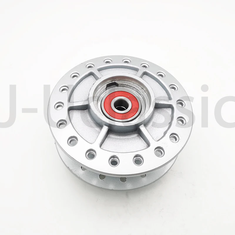 Фото Ступица колеса дискового тормоза мотоцикла, 4 отверстия, 5 отверстий для Suzuki GN125 CG125 GS125 WY125, ступица с серебряными спицами №2