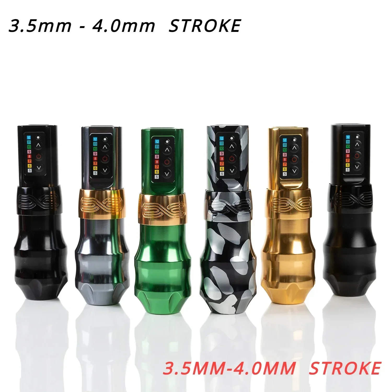 Комплект беспроводной тату-машины мощный двигатель без сердечника заряжаемая