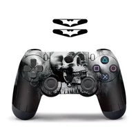 for playstation 4 gamepad accessories decal coverblue skull vinyl skin for ps4 controller protective sticker camouflage
