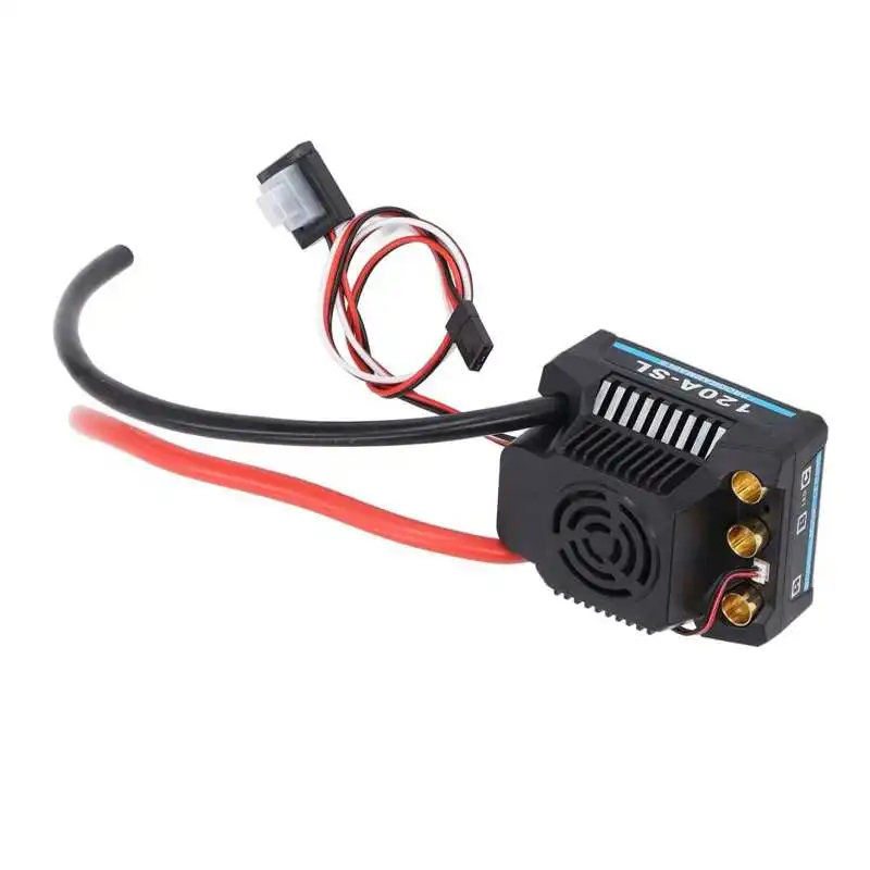 

Радиоуправляемые Запчасти RC Brushless ESC, профессиональный регулятор скорости 120A для радиоуправляемого автомобиля 1/8