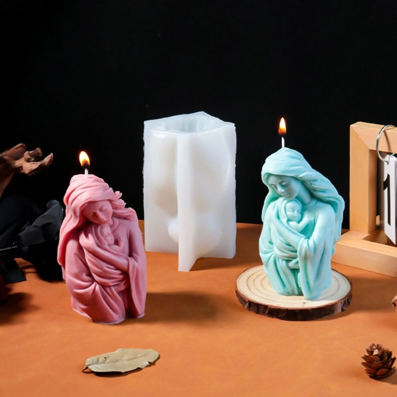 Силиконовая форма для свечей объятия матери и ребенка ароматерапевтических