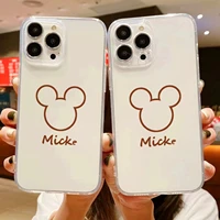 anime mickey mouse for iphone 13 12 11 pro max 13 12 mini 6 6s 7 8 plus se 2020 x xr xs max phone protect case cartoon anime