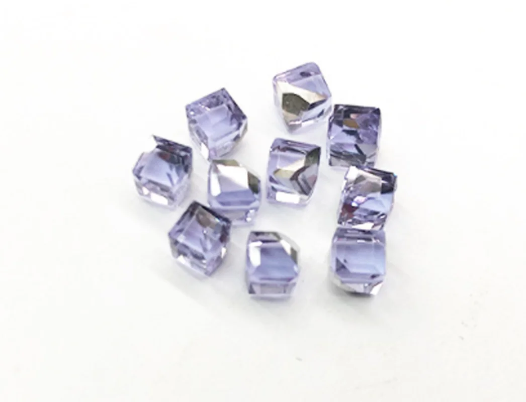 

20 шт., стеклянные бусины для ногтей, 4 мм