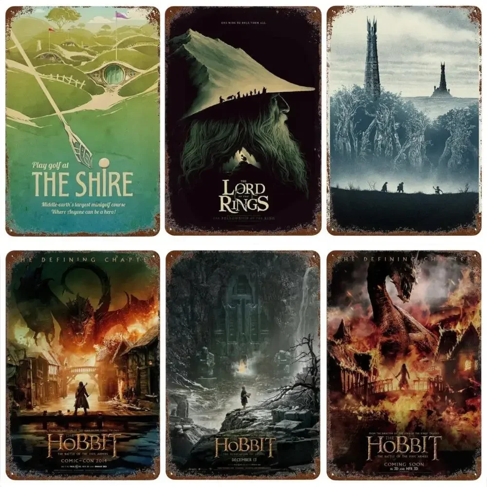 Абстрактный Ретро Плакат Кольцо Путешествия Металлическая Оловянная Вывеска