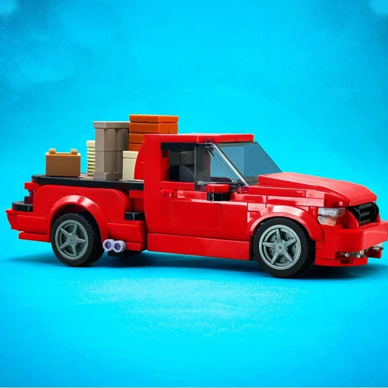 Фото 822 шт. MOC The Racer S Edge City Champions, модель здания, рождественские подарки, блоки, строительная игрушка, идея для сборки, образовательный кирпич №3