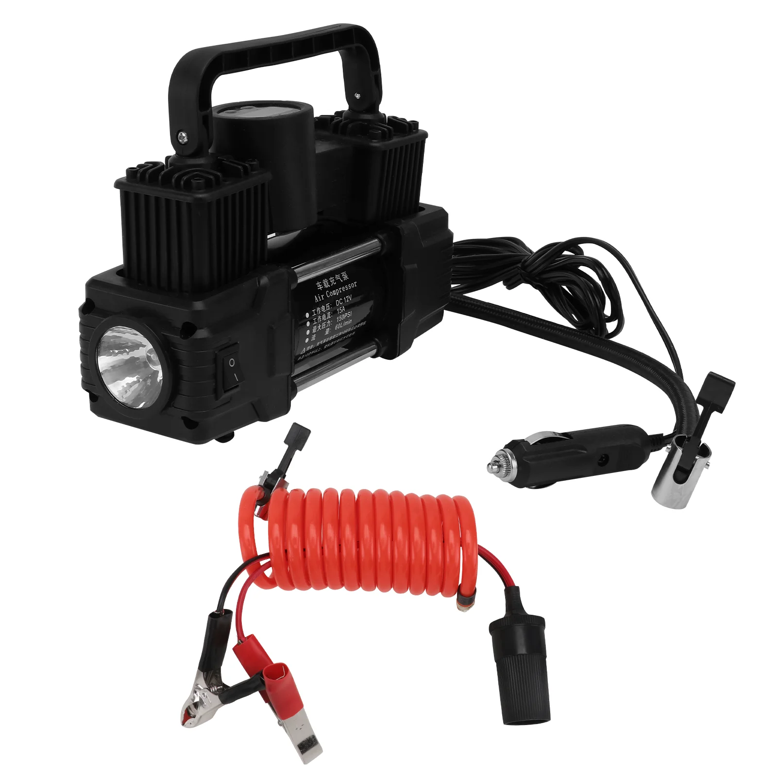 

1pc Vehicle-mounted Portable Car Tire Inflator Automobile Tire Pump Vehicle Tire Inflator