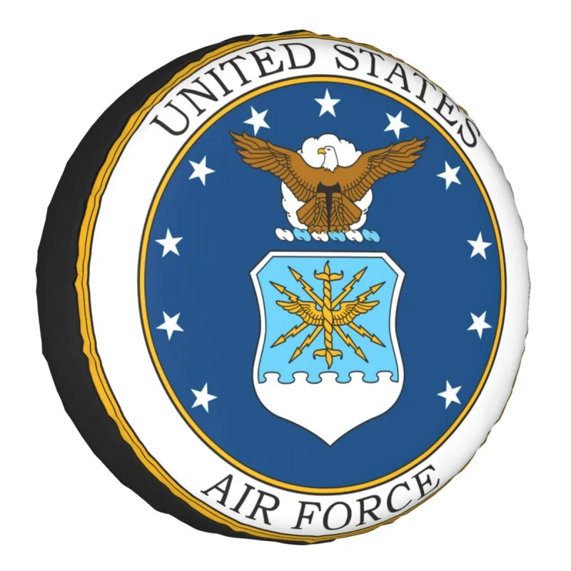 

United States Air Force Spare Tire Cover for Jeep USA America Military Emblem 4WD SUV Car Wheel Protectors Inch