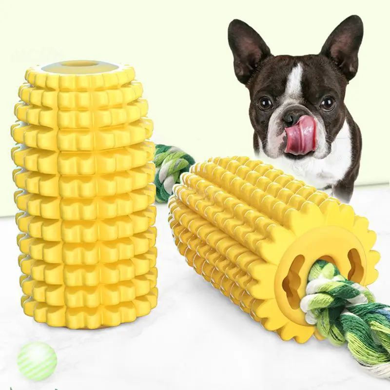

New Dog Toy Corn Molar Stick Chew Resistant Toothbrush Dog Bite Toy Pet Supplies