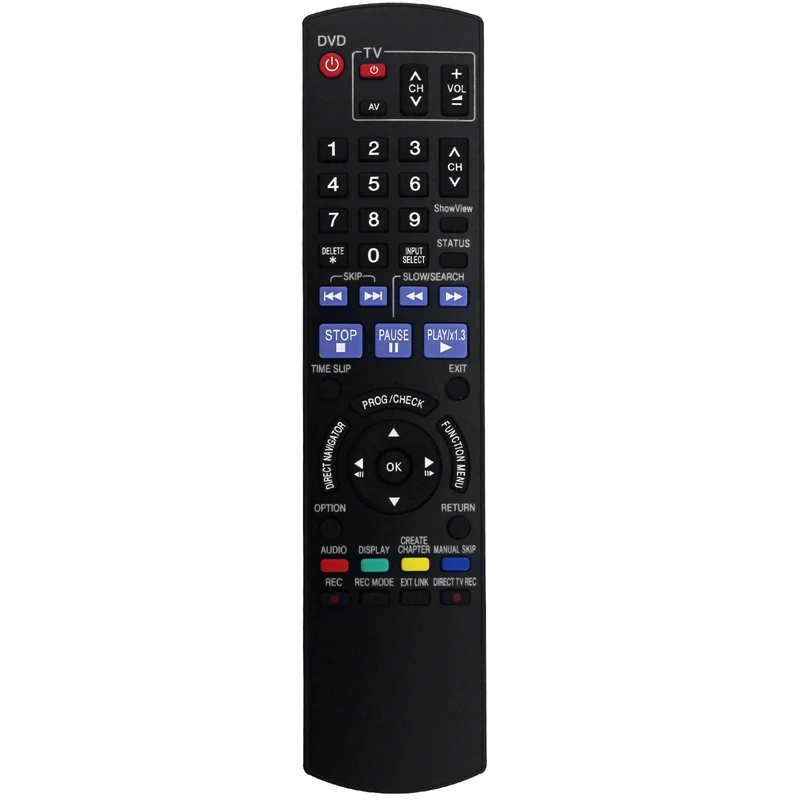 Замените N2QAYB 000236 Пульт дистанционного управления для DVD-рекордера Panasonic Showview