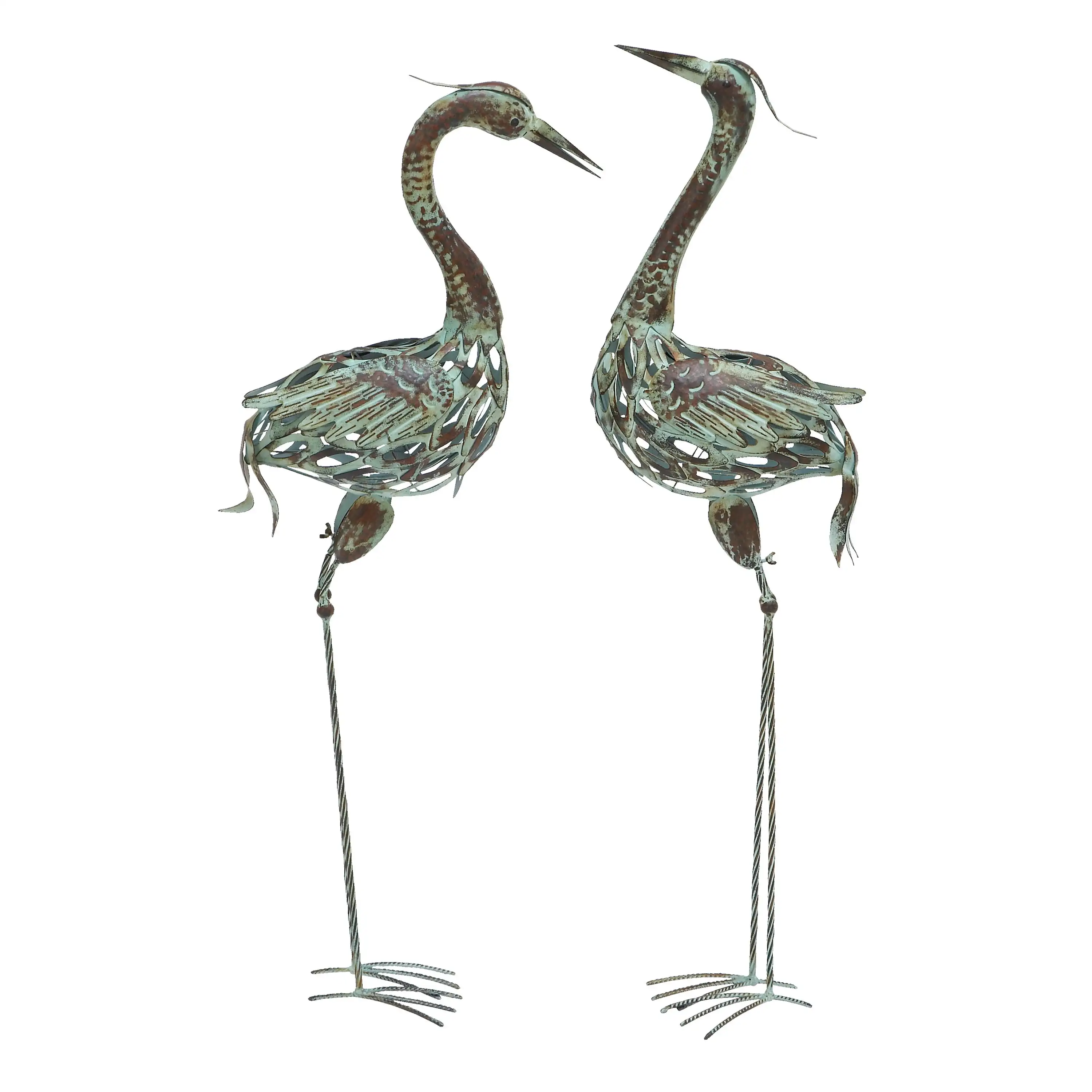 

DecMode 40" Indoor Outdoor Crane Garden Sculpture (2 Pack)