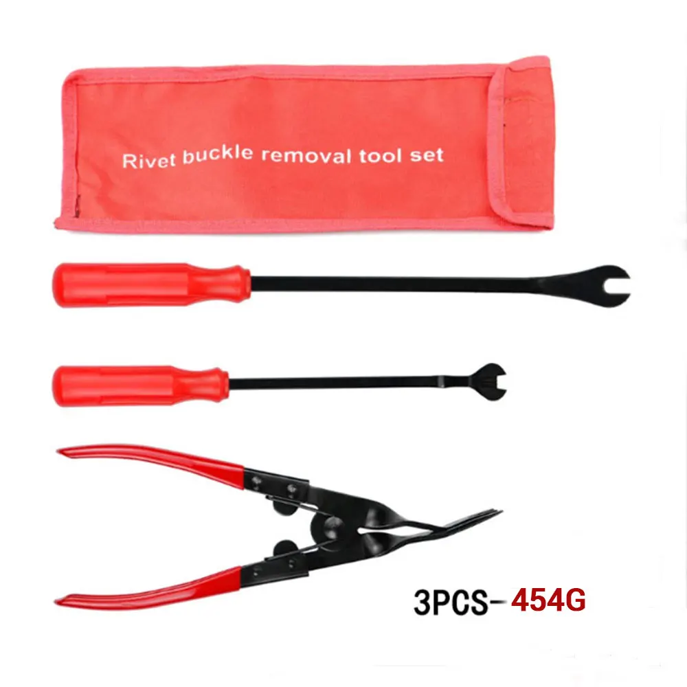 

3Pcs Metal Car Door Clip Panel Trim Removal Tool for Car Panel/Dash/Door/Audio/Radio/Stereo