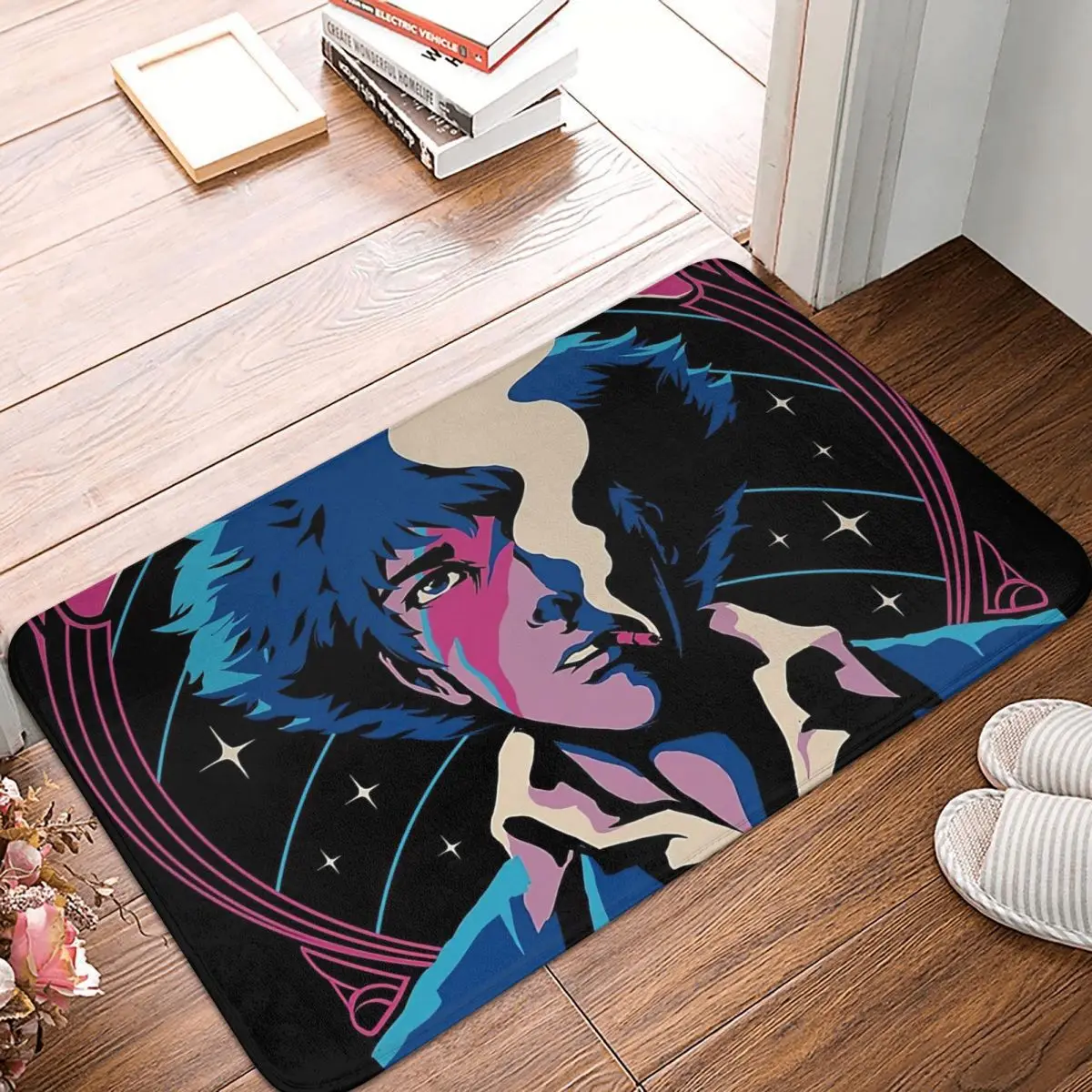 

Cowboy Stardust Doormat Rug carpet Mat Footpad Bath mat Non-slip toilet Balcony Parlor durable Washable